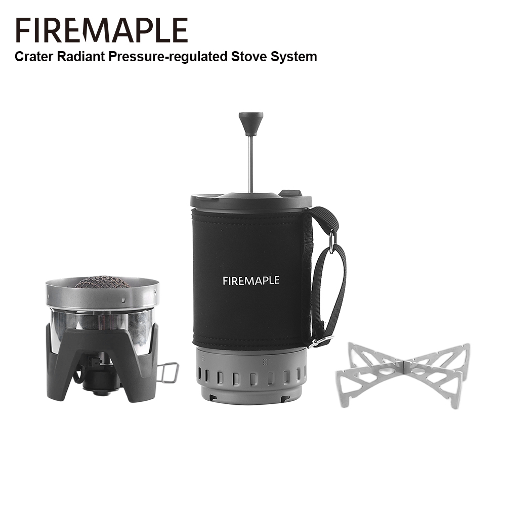 Camping Cooking Tool Set - 파이어-메이플 크레이터 라디언트 스토브 시스템 전기