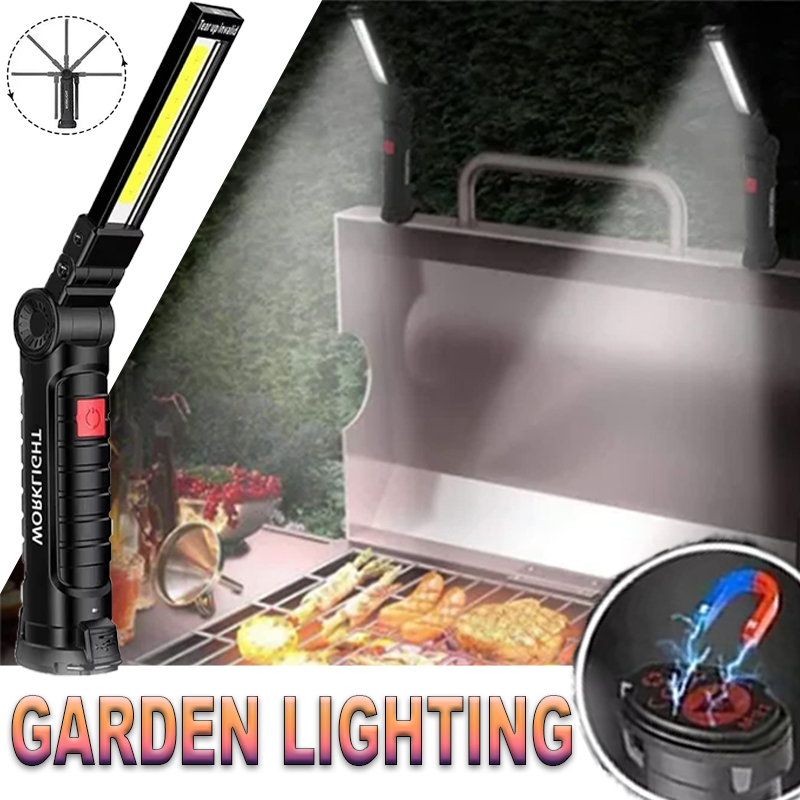 Camping Cooking Portable - 마그네틱 후크가있는 휴대용 LED 손전등 야외