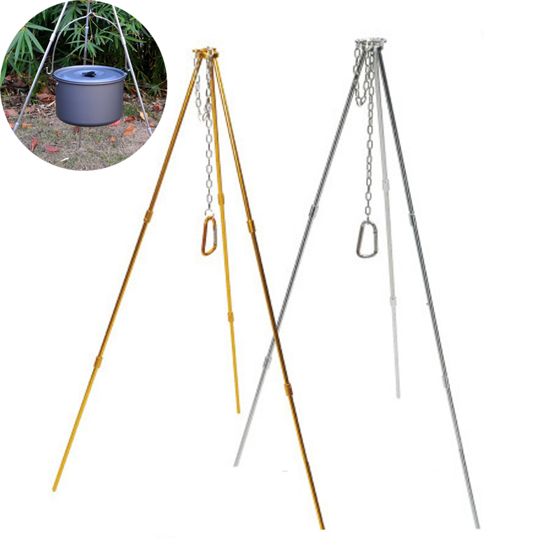 Camping Cooking Set With Bag - 야외 캠핑 삼각대, 내구성, 휴대용, 피크닉