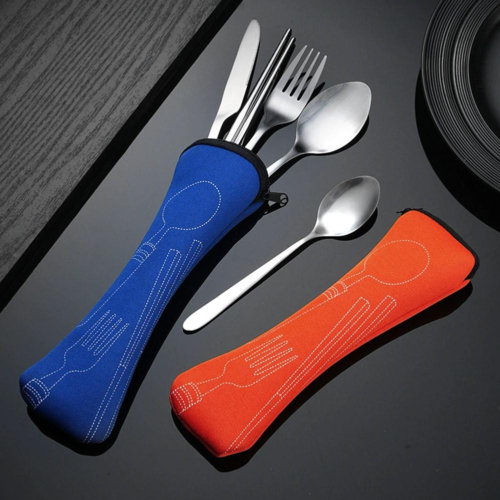 Camping Outdoor Cooking Table - 피크닉 세트 식기류 지퍼로 세척 가능한
