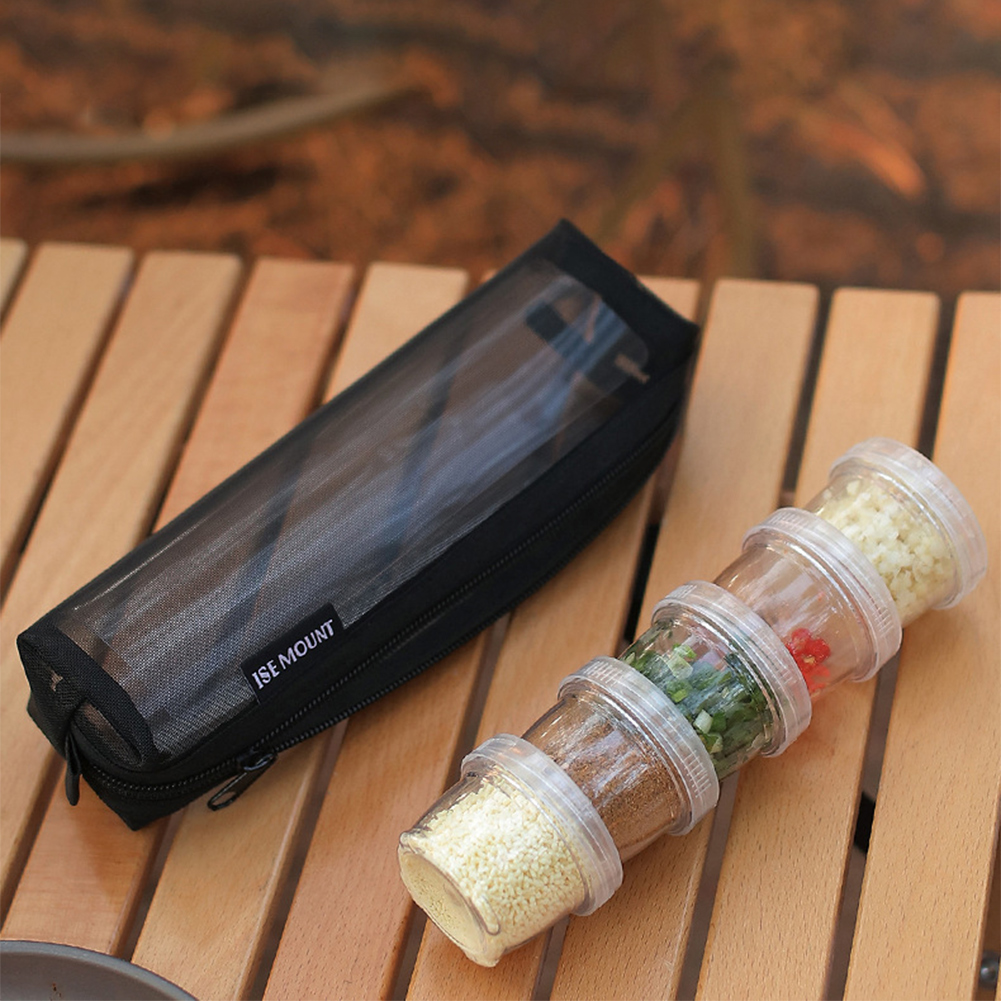 Camping Cooking Set With Bag - 캠핑용 향신료 키트 보관 가방, 5개의