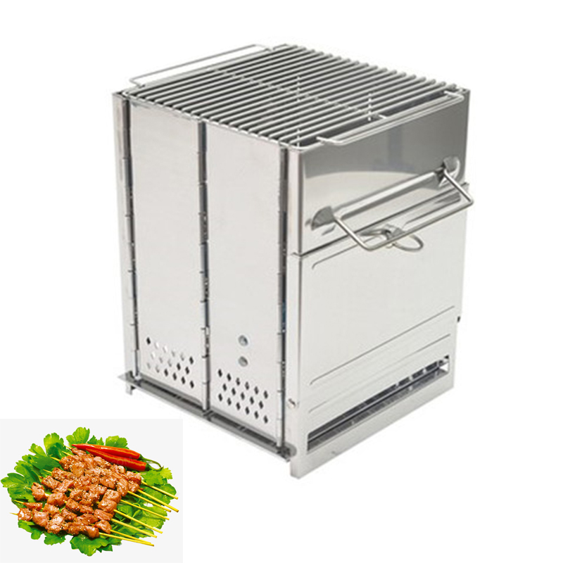 Camping Cooking Portable - 목재 난로 야외 캠핑 장비 분해