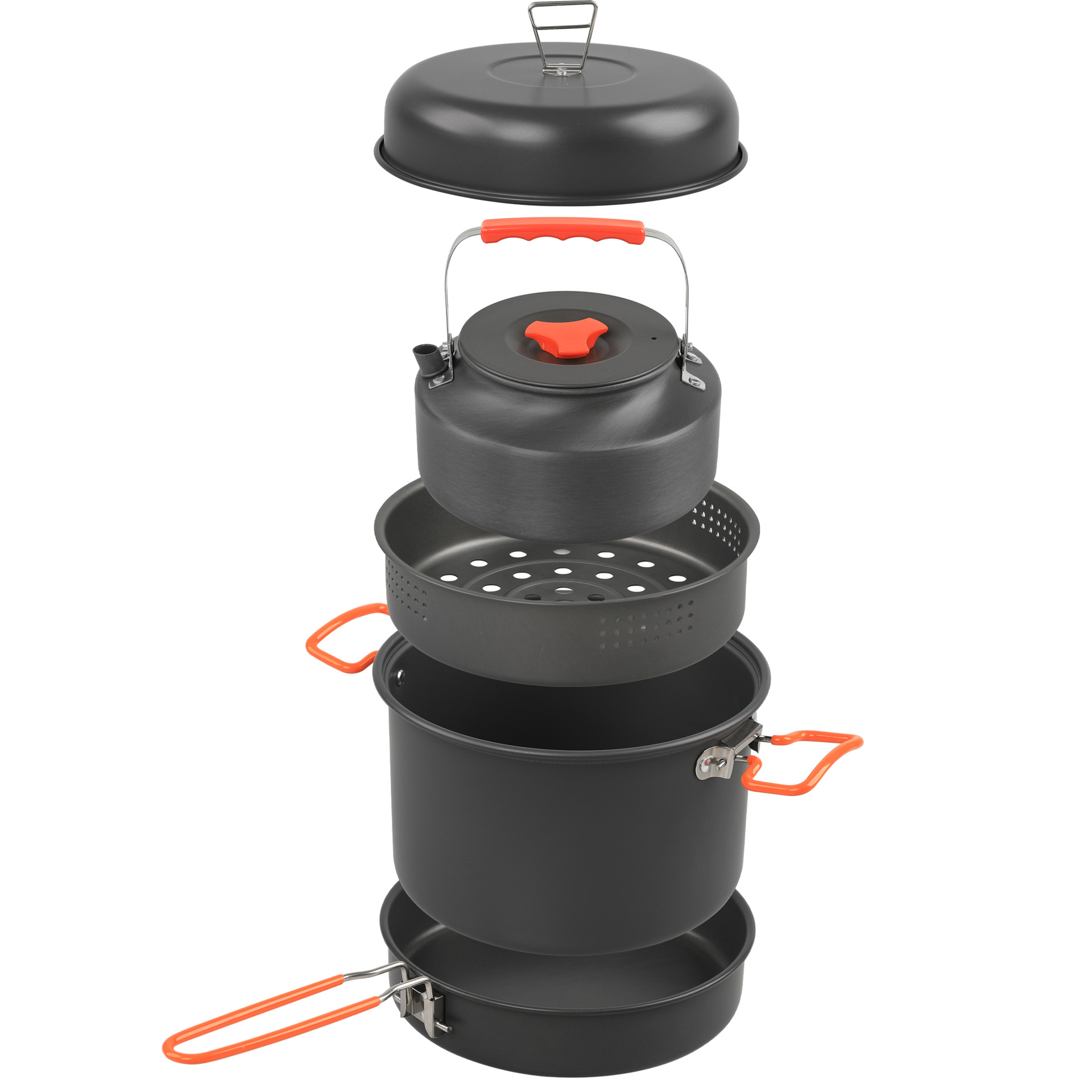 Camping Cooking Pot Set - 야외 조리기구 세트, 캠핑 요리 냄비