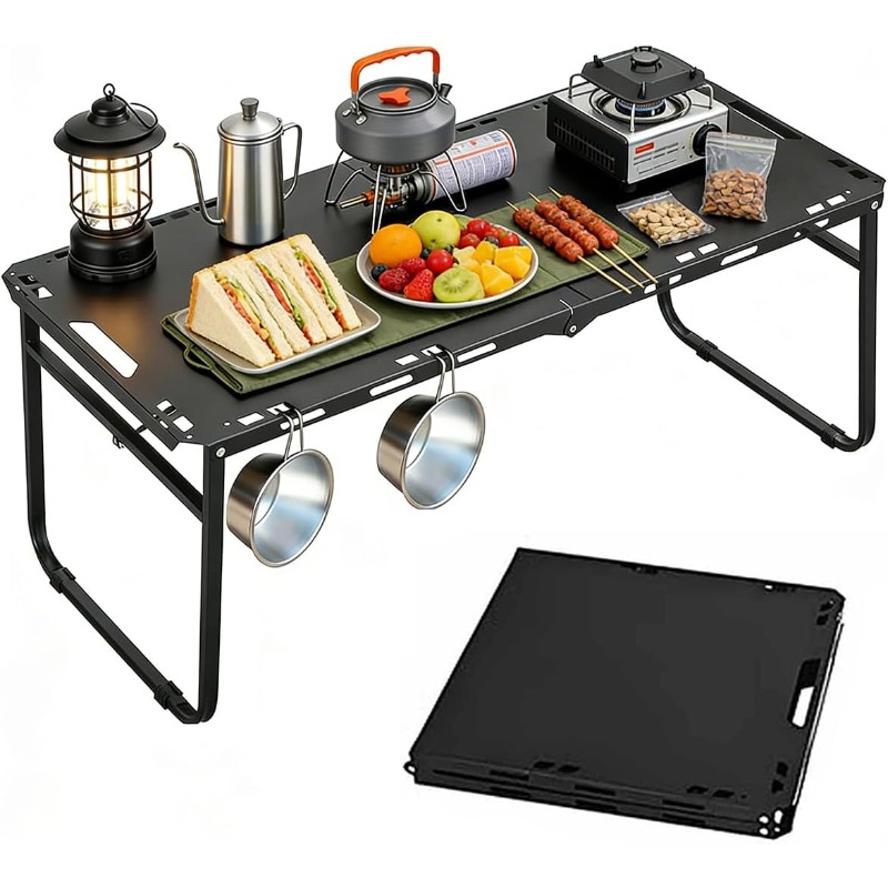 Camping Outdoor Cooking Table - 캠핑 테이블 조절식 접이식 휴대용 RV