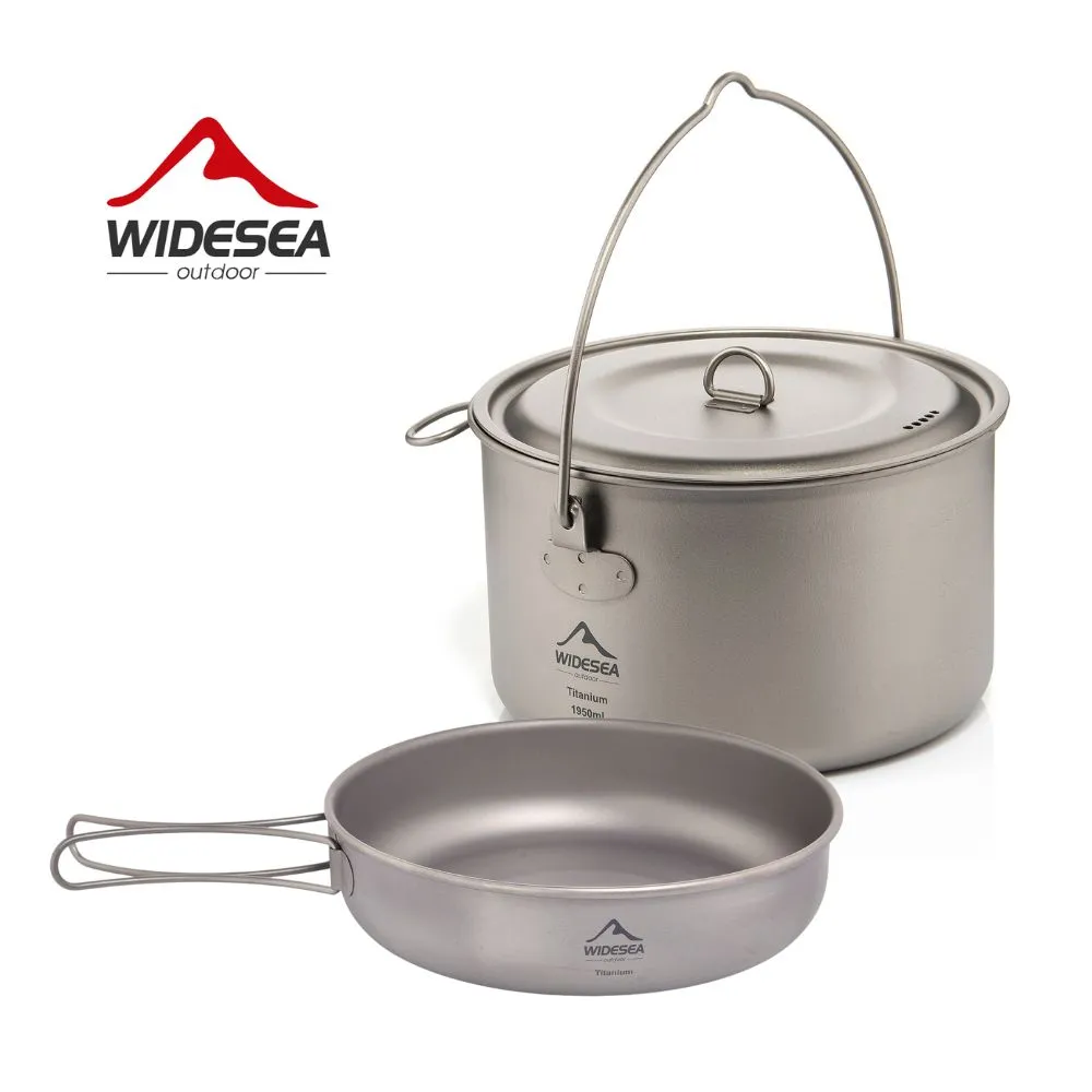 Camping Cooking Set Large - AliExpress Collection Widesea 캠핑 식기 티타늄