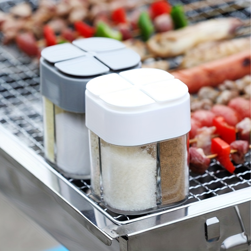 Camping Cooking Tool Set - 4in1 캠핑 조미료 셰이커 뚜껑이있는 다목적