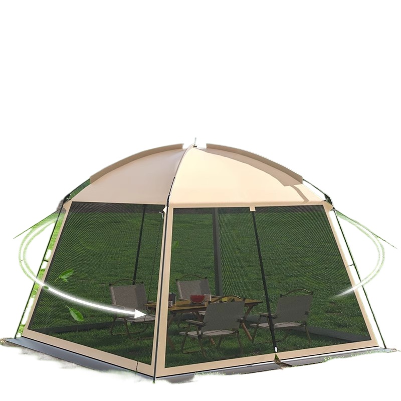 Camping Cooking Awning - 야외 메쉬 캠핑 텐트 파고라 다인용