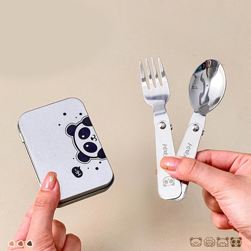 야외 접이식 캠핑 칼 붙이 세트 포크 스푼 여행 용품  - Camping Cooking Cutlery Set 리뷰 및 가격