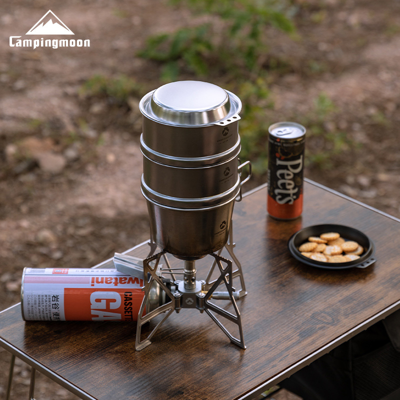 캠핑문 S-SD 두꺼운 스테인리스 프라이팬 딥 스노우  - Camping Cooking Snow 리뷰 및 가격