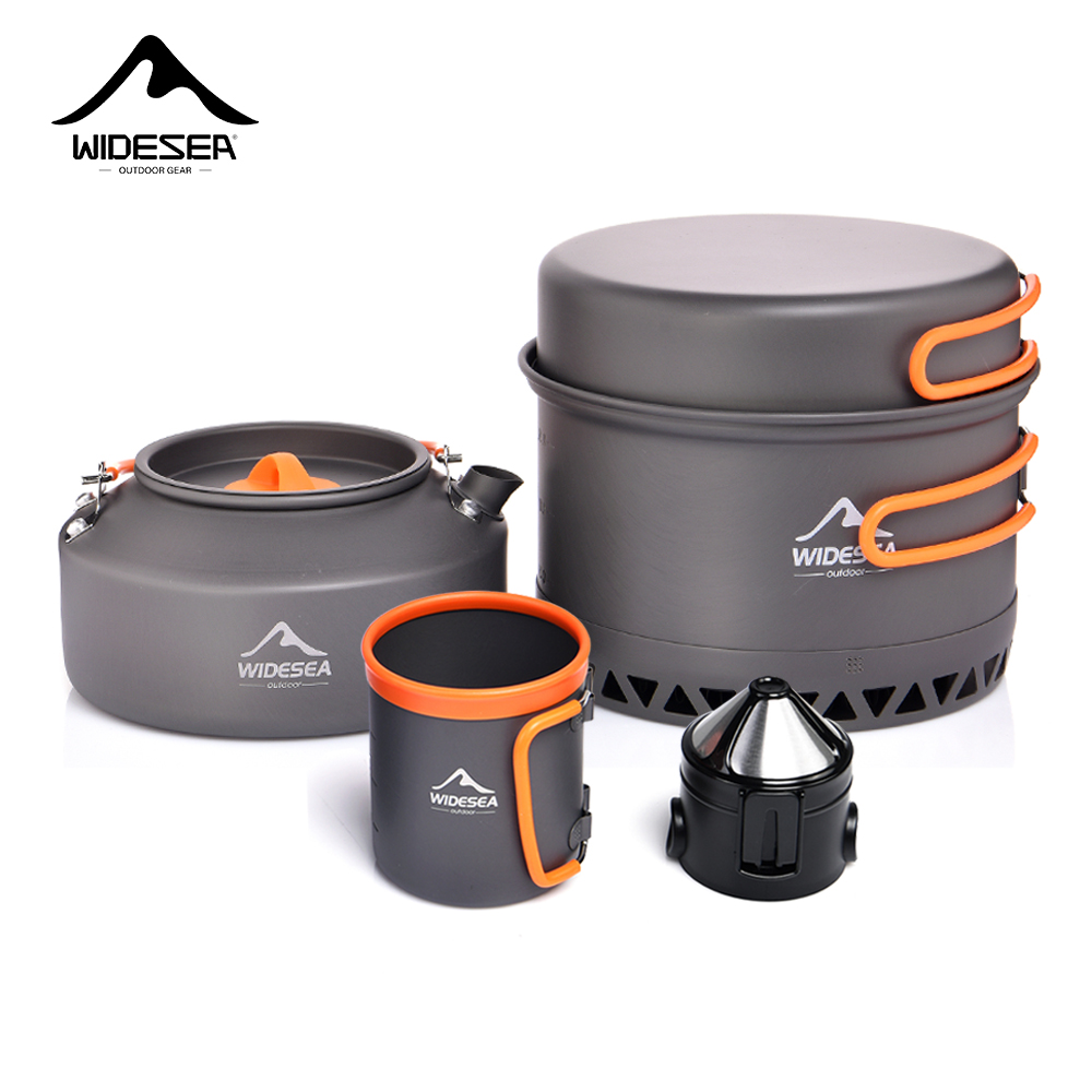 캠핑 식기 야외 조리기구 세트 냄비 관광 주전자 커피  - Camping Cooking Pot Set 리뷰 및 가격