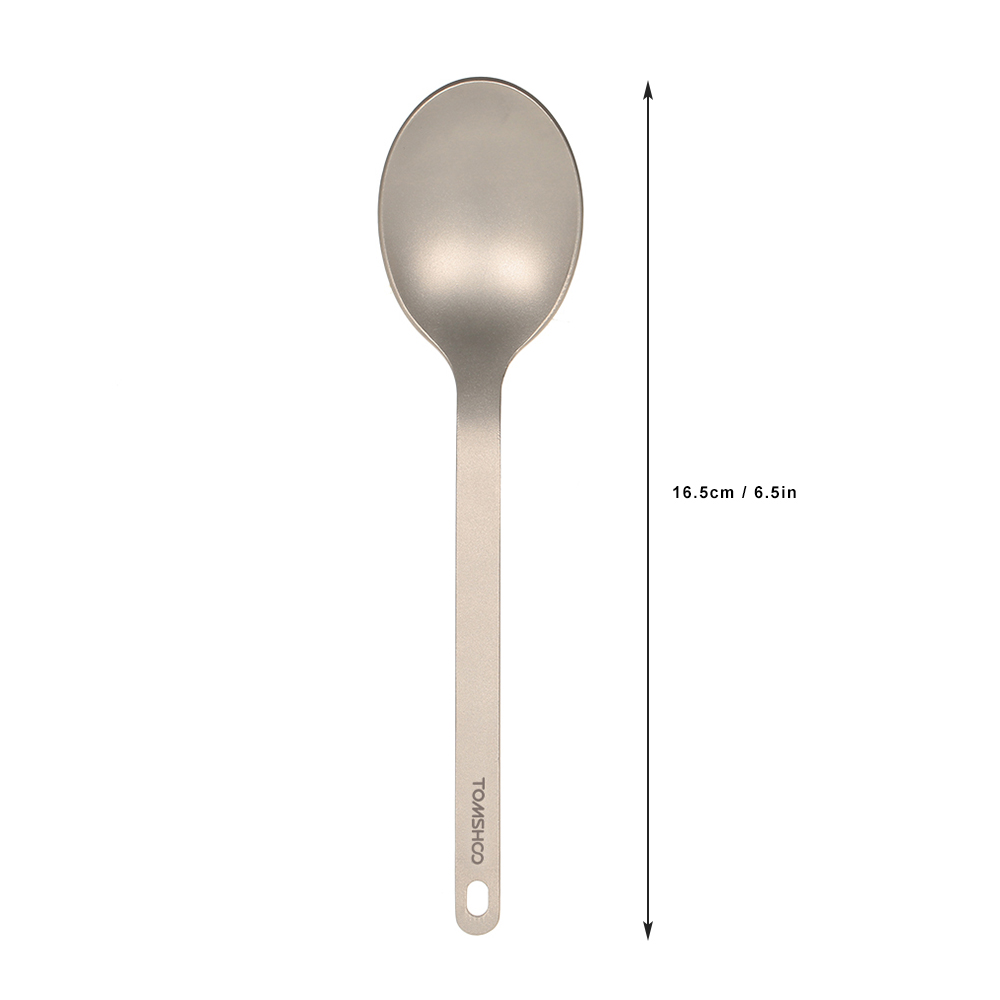 TOMSHOO 티타늄 식기 저녁 식사 숟가락 홈 야외  - Camping Cooking Cutlery Set 리뷰 및 가격