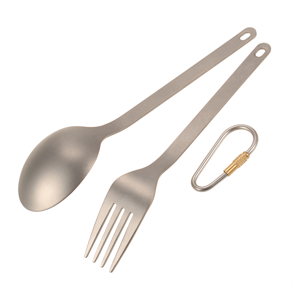 TOMSHOO 티타늄 식기 저녁 식사 숟가락 홈 야외  - Camping Cooking Cutlery Set 리뷰 및 가격