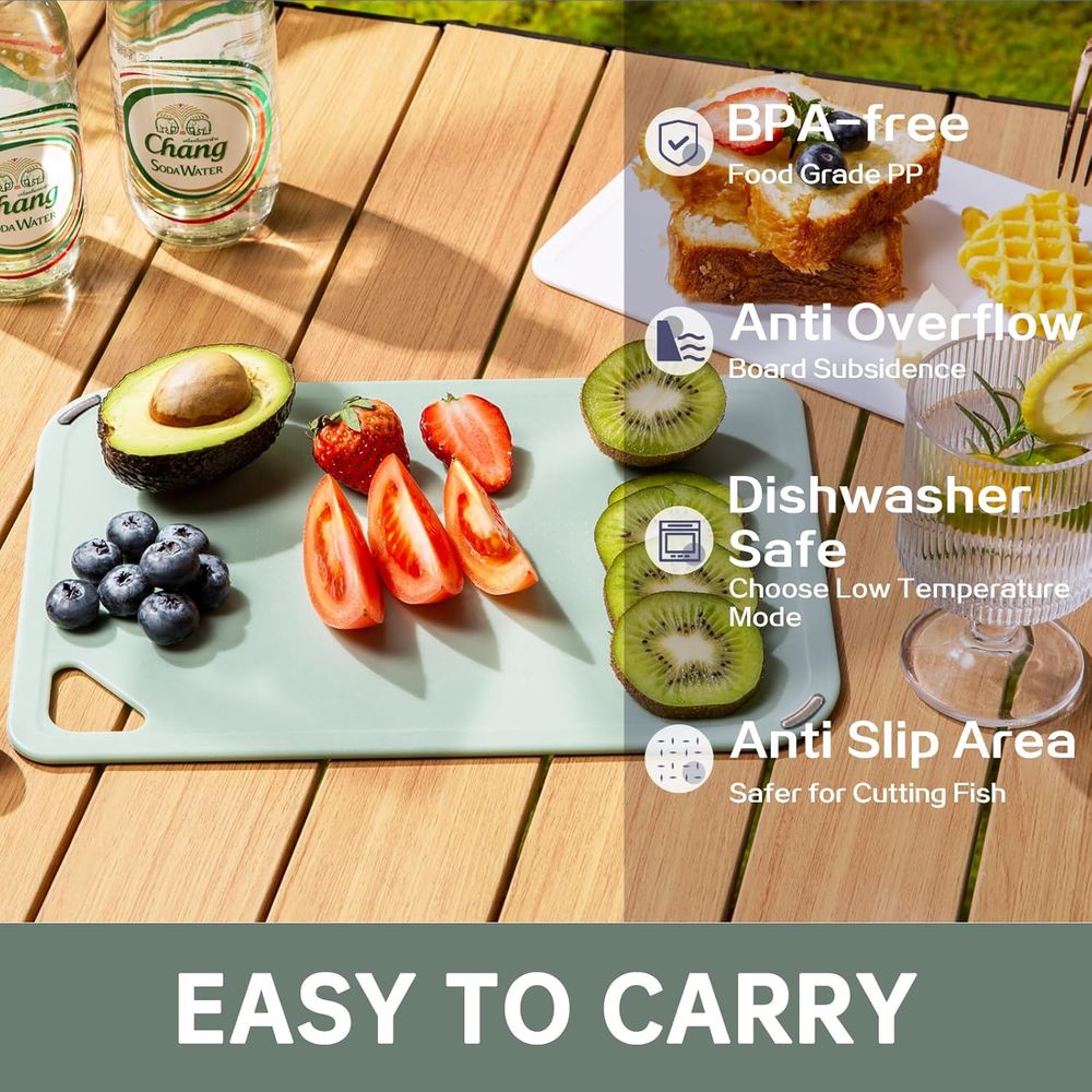 플라스틱 도마 3종 세트 - 도마, 대형-소형 도마,  - Camping Cooking Set Large 리뷰 및 가격