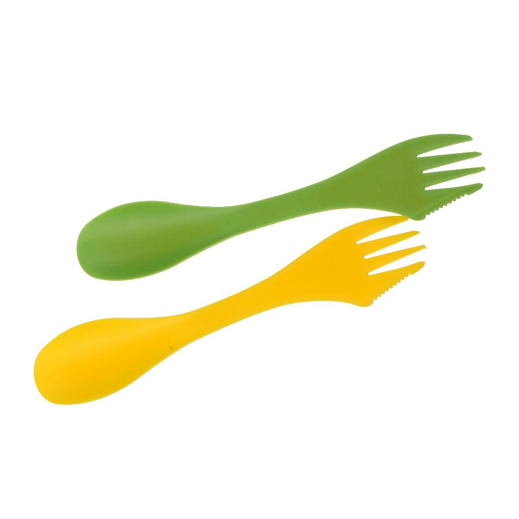 다용도 캠핑 식기 세트 플라스틱 스포크 포크 커틀러리  - Camping Cooking Cutlery Set 리뷰 및 가격