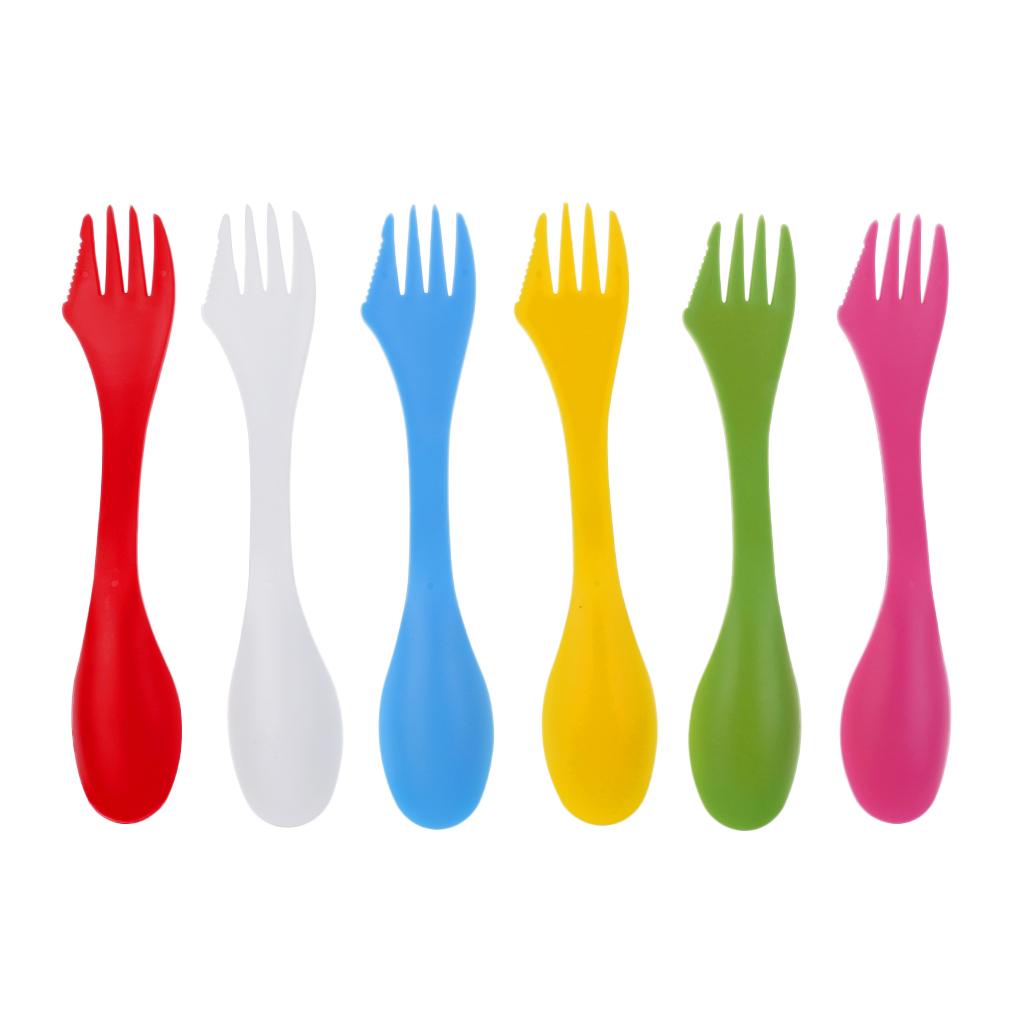 다용도 캠핑 식기 세트 플라스틱 스포크 포크 커틀러리  - Camping Cooking Cutlery Set 리뷰 및 가격