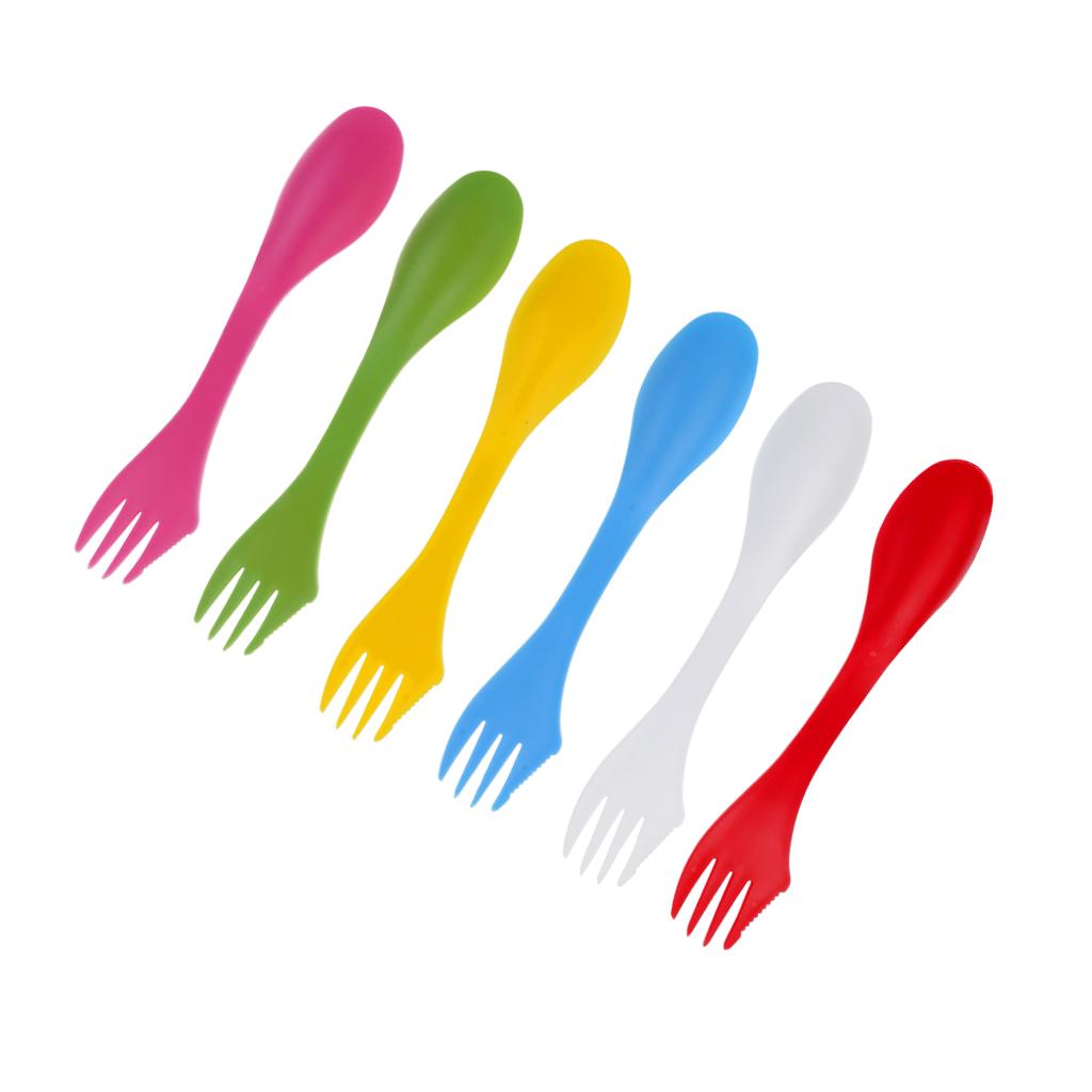 다용도 캠핑 식기 세트 플라스틱 스포크 포크 커틀러리  - Camping Cooking Cutlery Set 리뷰 및 가격