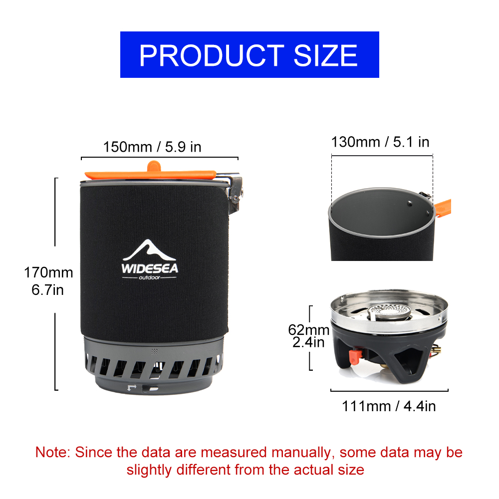 와이드시 캠핑 조리 시스템 (열교환기 포함) 야외 가스 - Camping Cooking Pot Set 리뷰 및 가격