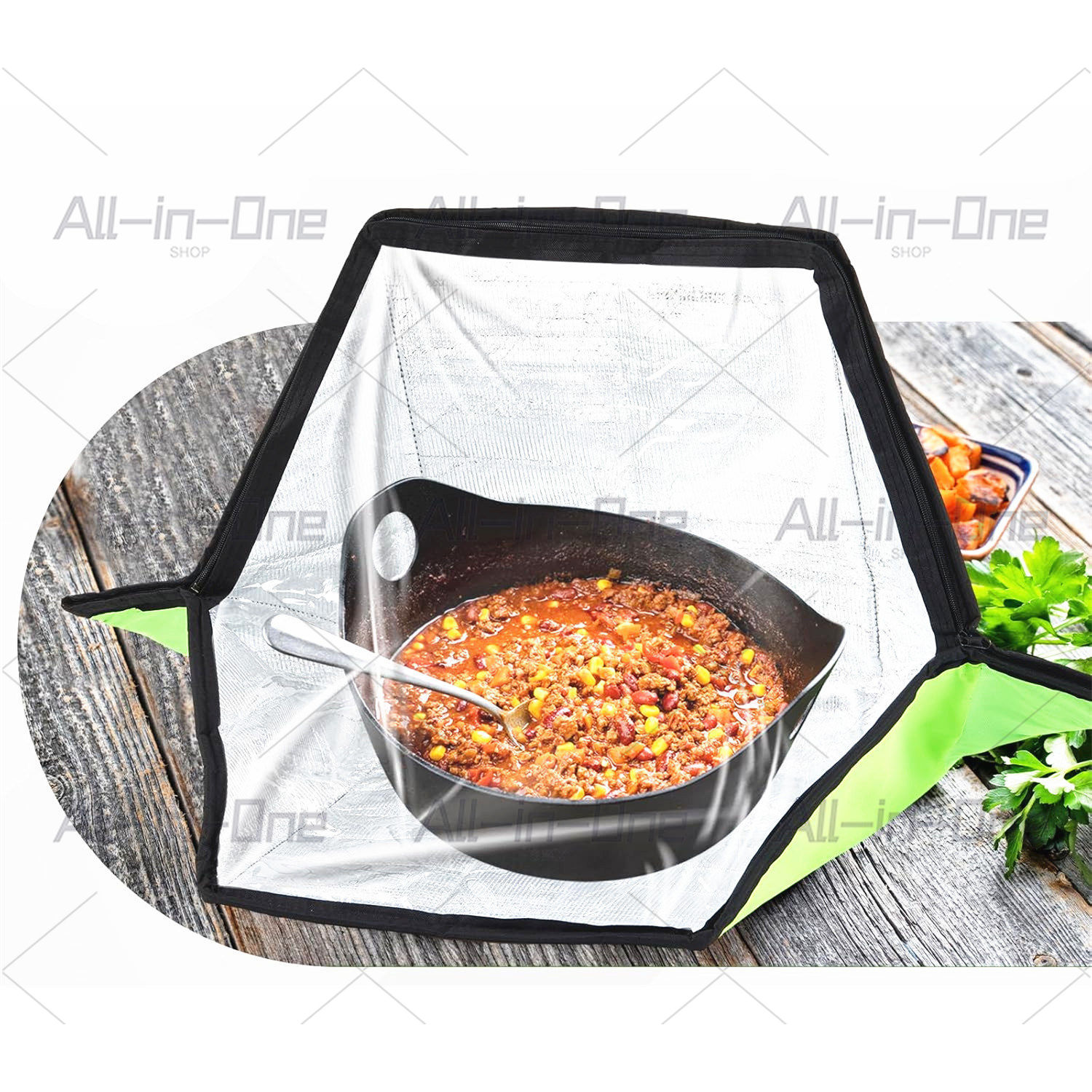 휴대용 태양열 오븐 가방형 쿠커 야외 캠핑 여행 응급  - Solar Oven Camp 리뷰 및 가격