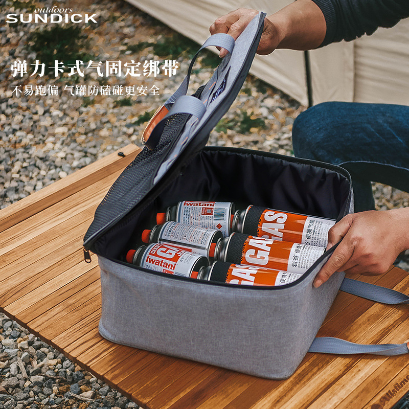 야외 캠핑 피크닉 가방 보관 가방 충돌 방지 휴대용 식 - Camping Cooking Set With Bag 리뷰 및 가격