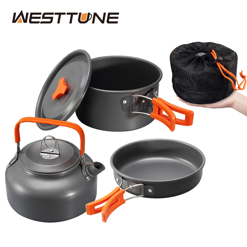 WESTTUNE 캠핑 조리기구 키트 알루미늄 야외 휴대 - Camping Cooking Pot Set 리뷰 및 가격