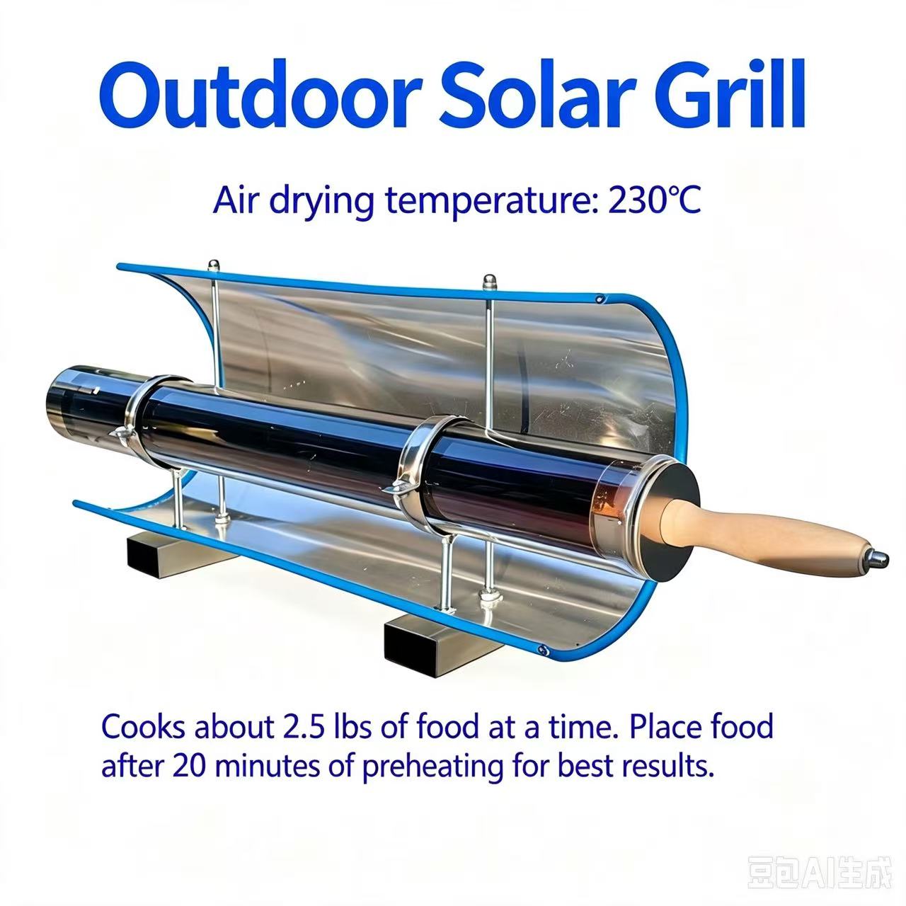 연료 없이! 휴대용 파라볼릭 태양열 오븐 (야외 바베큐 - Solar Oven Camp 리뷰 및 가격