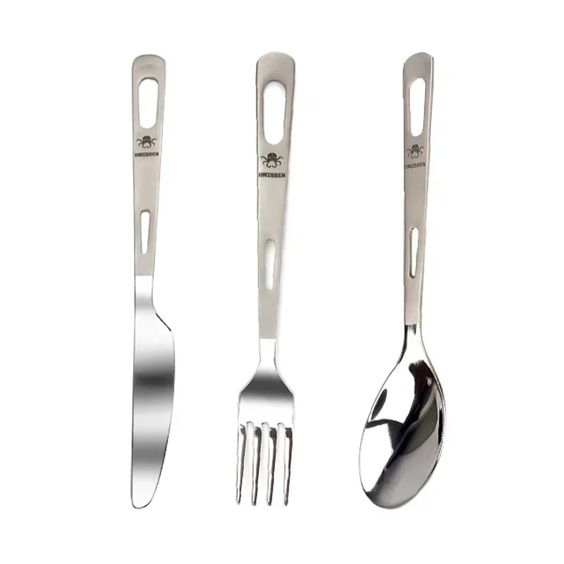 HWZBBEN 티타늄 포크 스푼 나이프 세트, 야외 피 - Camping Cooking Cutlery Set 리뷰 및 가격