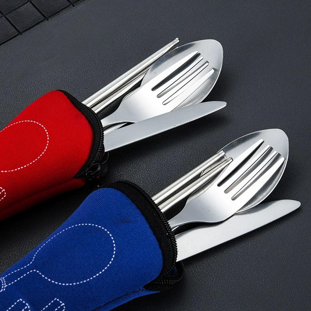 피크닉 세트 식기류 지퍼로 세척 가능한 여행용 수저 세 - Camping Outdoor Cooking Table 리뷰 및 가격