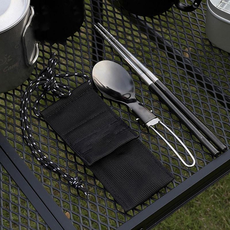접이식 숟가락 젓가락 여행 캠핑 식사 세트 및 조리기구 - Camping Cooking Cutlery Set 리뷰 및 가격
