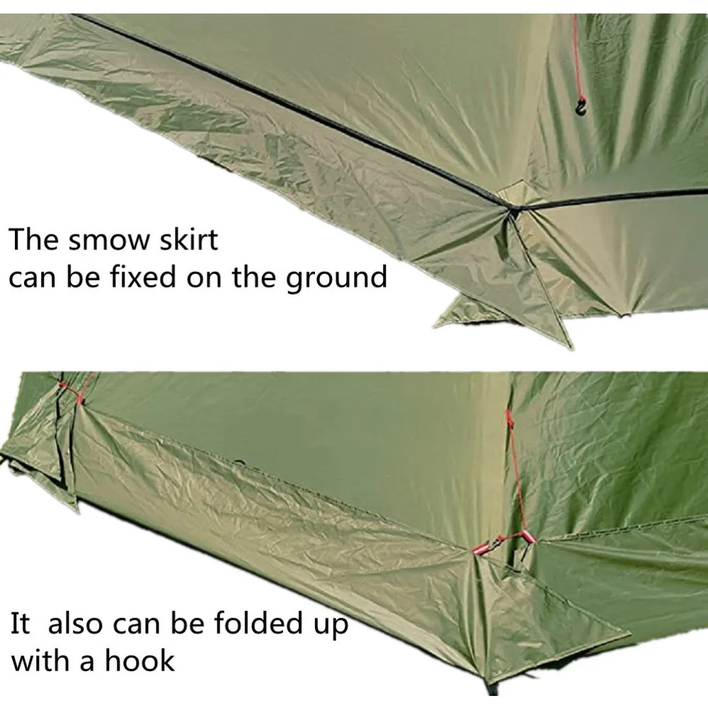스노우 스커트가있는 새로운 피라미드 텐트 요리를위한 굴 - Camping Cooking Snow 리뷰 및 가격