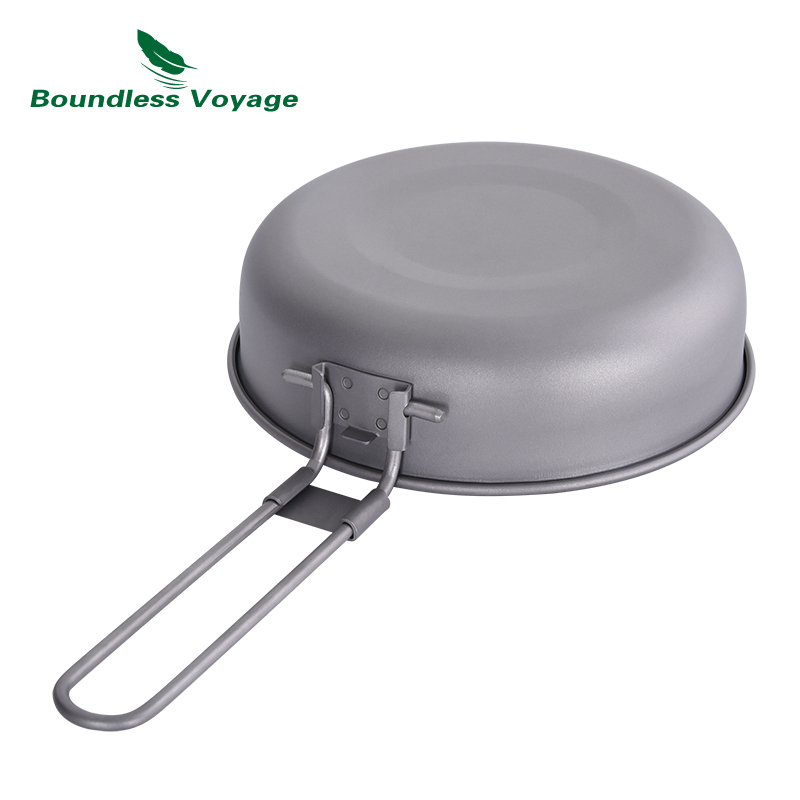 무한 항해 접이식 손잡이가있는 초경량 티타늄 프라이팬  - Camping Outdoor Cooking Table 리뷰 및 가격
