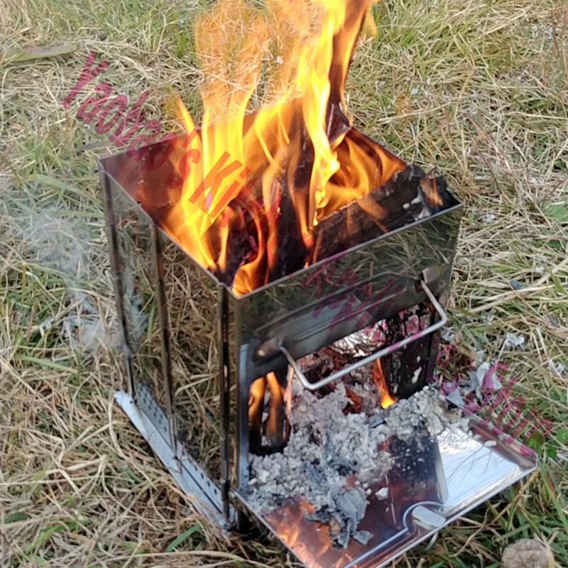목재 난로 야외 캠핑 장비 분해 가능 휴대용 피크닉 스 - Camping Cooking Portable 리뷰 및 가격