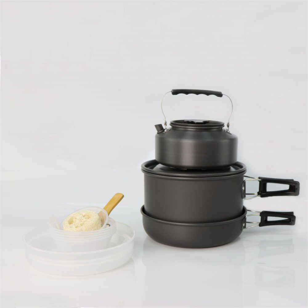 야외용 대형 조리 세트, 2~4인용 네스티드 냄비 세트 - Camping Cooking Set Large 리뷰 및 가격