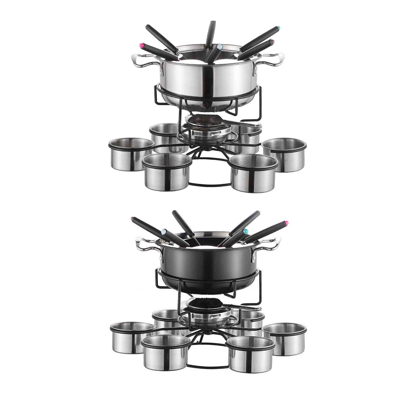 퐁듀 냄비 세트 요리 스토브 두꺼운 다기능 안정적인 멜 - Camping Cooking Pot Set 리뷰 및 가격
