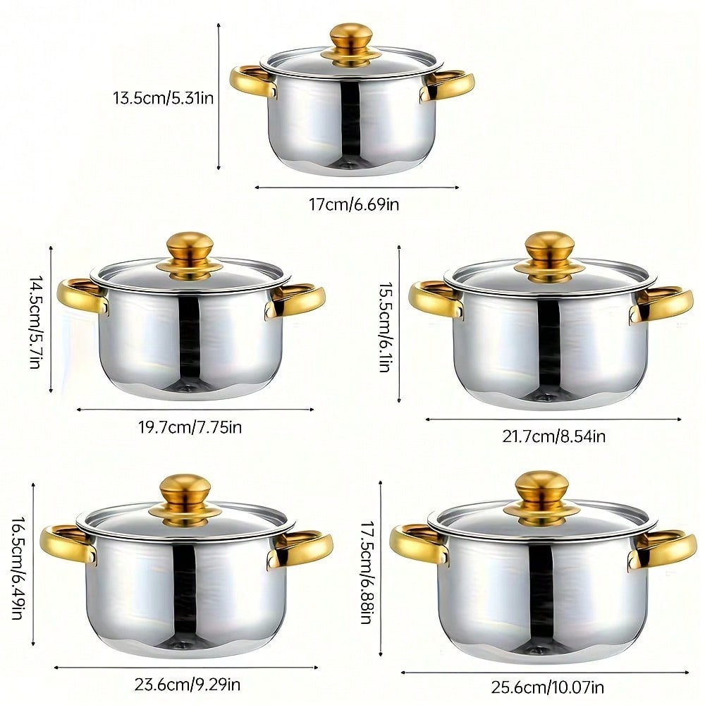 스테인리스 스틸 냄비 세트 모던 럭셔리 조리기구 스톡팟 - Camping Cooking Tool Set 리뷰 및 가격