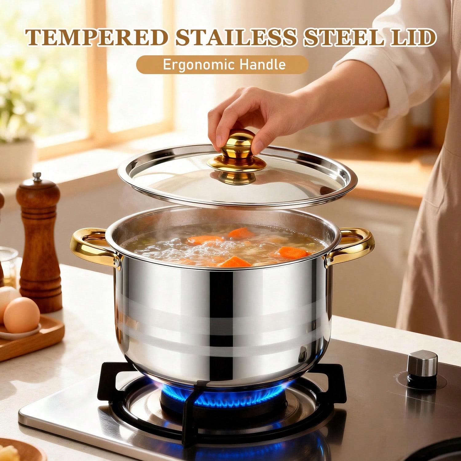 스테인리스 스틸 냄비 세트 모던 럭셔리 조리기구 스톡팟 - Camping Cooking Tool Set 리뷰 및 가격