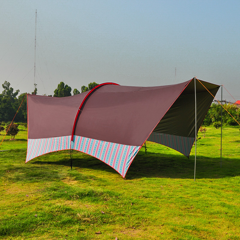 은색 코팅으로 햇빛을 차단하는 대형 다인용 차양막, 캠 - Camping Cooking Awning 리뷰 및 가격