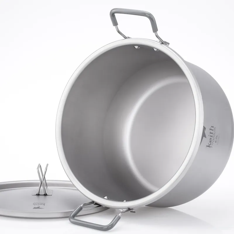 핫세일 접이식 손잡이 티타늄 캠핑용 조리기구 세트, 야 - Camping Cooking Set With Bag 리뷰 및 가격