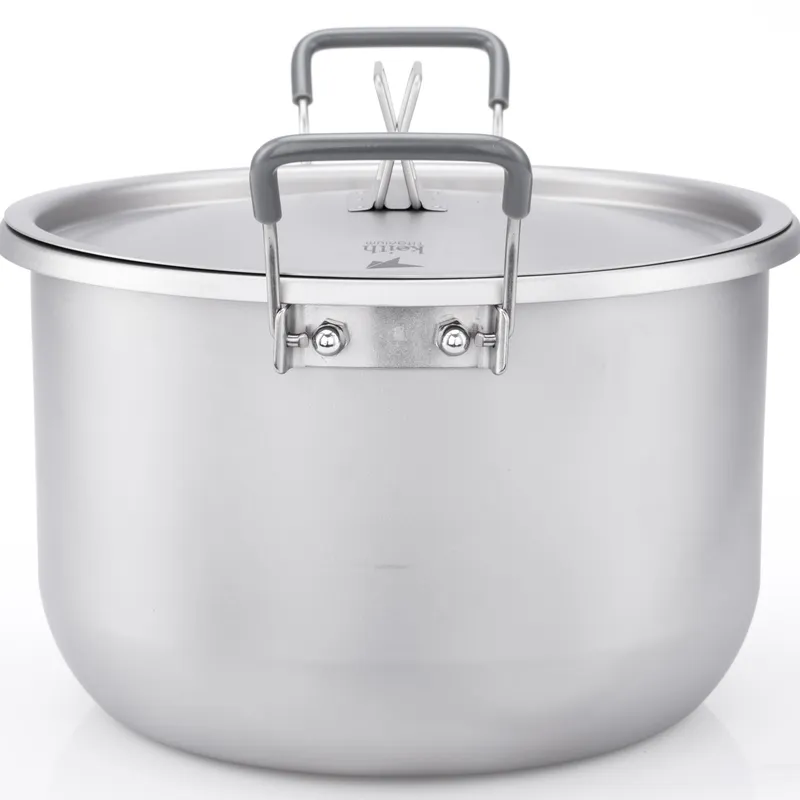핫세일 접이식 손잡이 티타늄 캠핑용 조리기구 세트, 야 - Camping Cooking Set With Bag 리뷰 및 가격