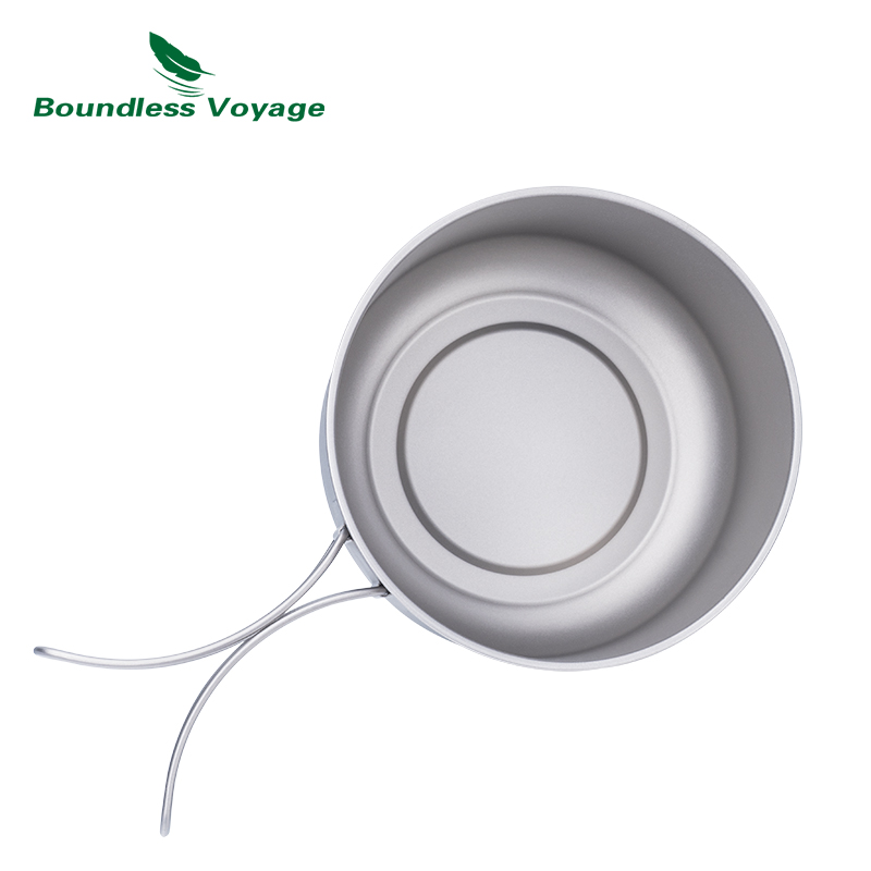 Boundless Voyage 티타늄 캠핑 냄비, 뚜껑 - Camping Cooking Pot Set 리뷰 및 가격