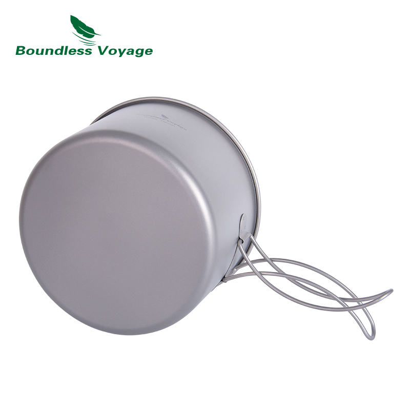 Boundless Voyage 티타늄 냄비 및 프라이팬 - Camping Cooking Set Large 리뷰 및 가격