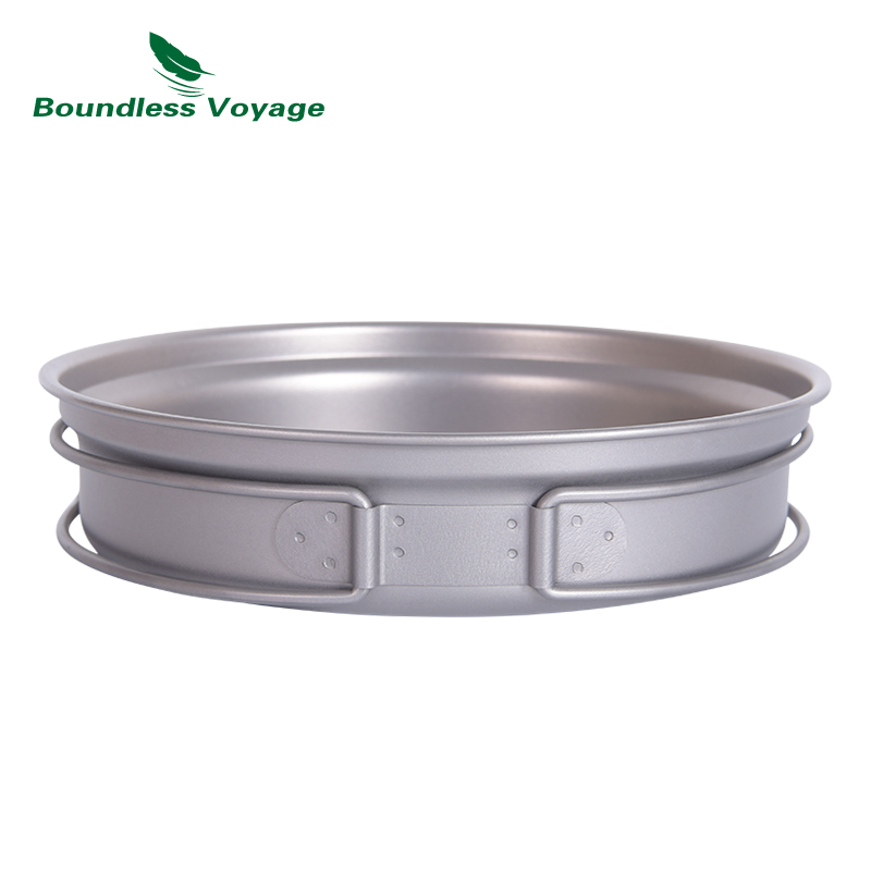 Boundless Voyage 티타늄 냄비 및 프라이팬 - Camping Cooking Set Large 리뷰 및 가격