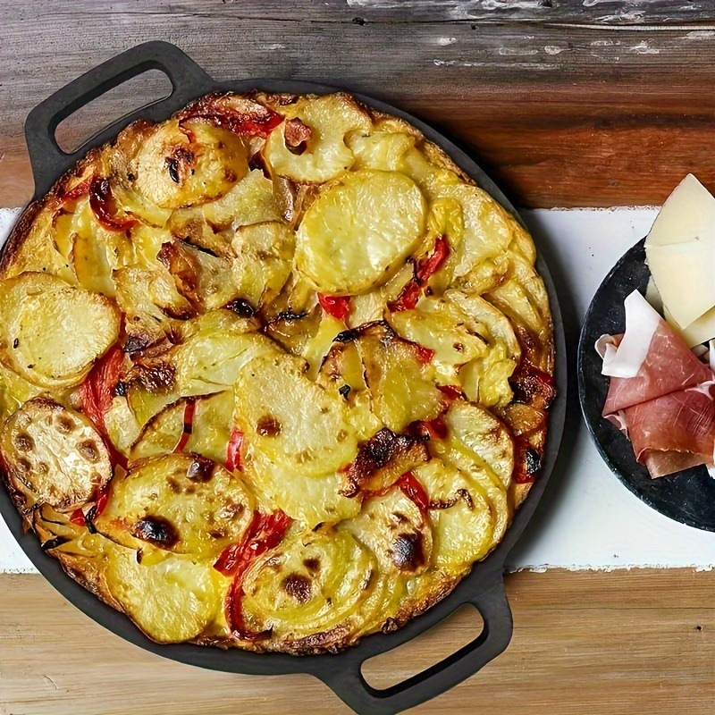 1pcs 주철 야외 그릴 팬 캠핑 및 홈 바베큐 요리  - Camping Cooking Portable 리뷰 및 가격