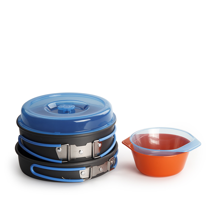 캠핑 조리기구 배낭 냄비 팬 그릇 키트 야외 냄비 요리 - Camping Cooking Pot Set 리뷰 및 가격