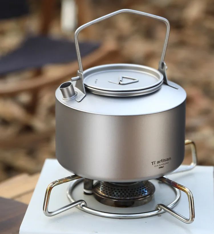 캠핑 물 요리 주전자 티타늄 주전자 980ml 차 커피 - Camping Cooking Tool Set 리뷰 및 가격