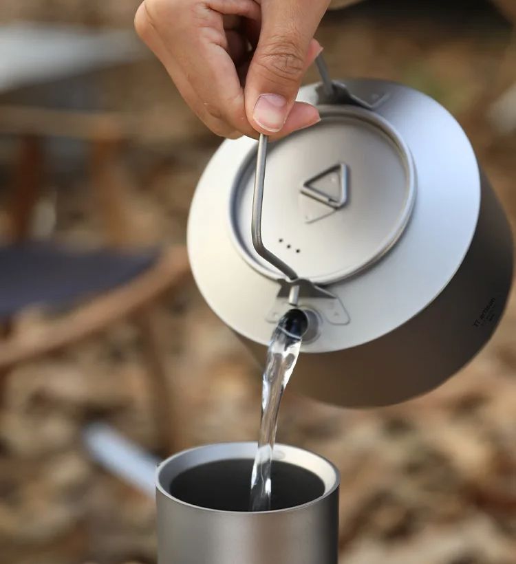 캠핑 물 요리 주전자 티타늄 주전자 980ml 차 커피 - Camping Cooking Tool Set 리뷰 및 가격