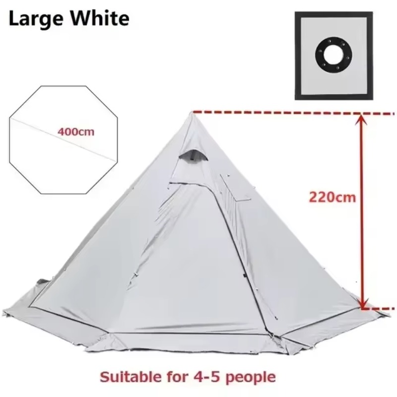 스노우 스커트가 있는 피라미드 텐트, 초경량 야외 캠핑 - Camping Cooking Snow 리뷰 및 가격