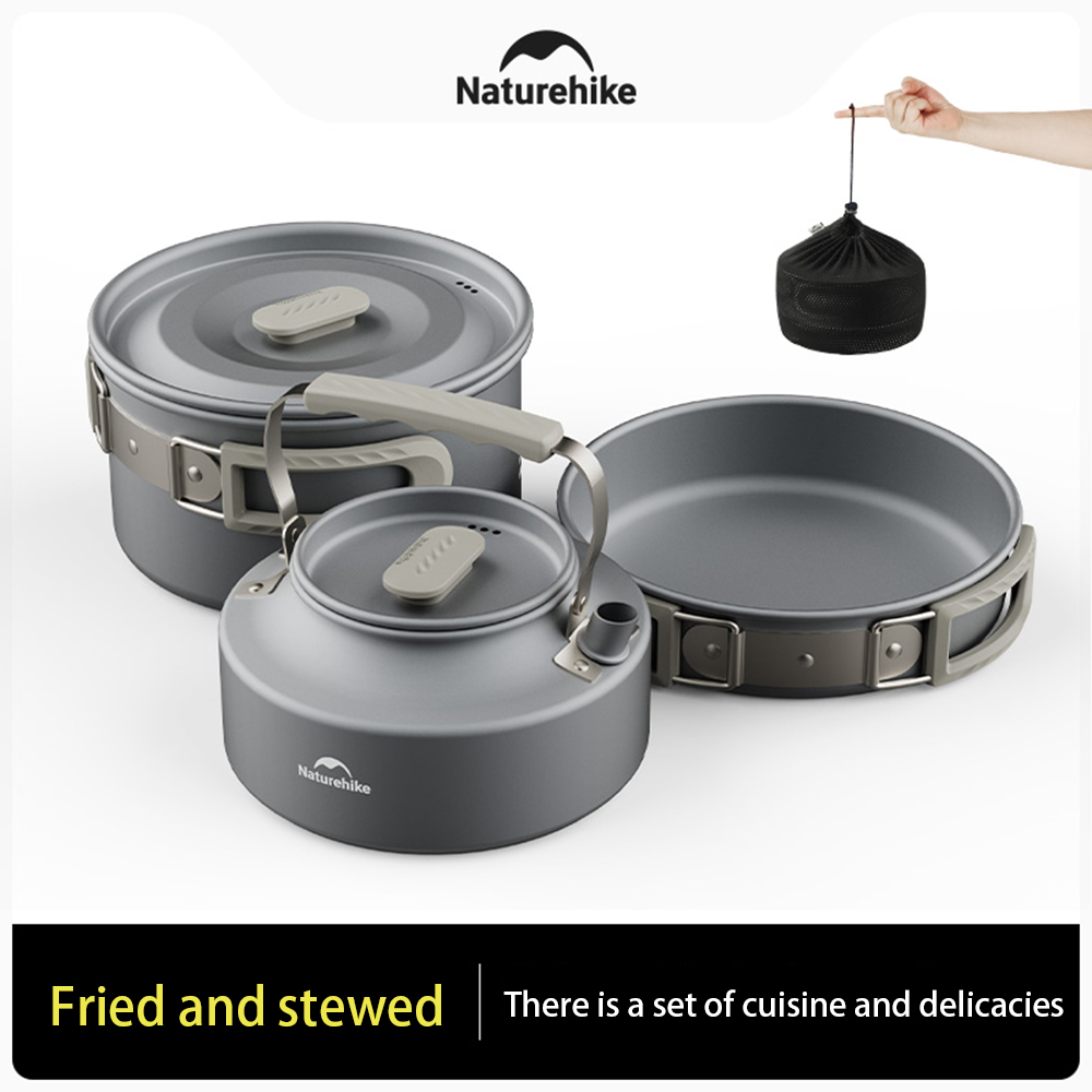 네이처하이크 야외 냄비 세트, 캠핑 요리 장비, 휴대용 - Camping Cooking Pot Set 리뷰 및 가격
