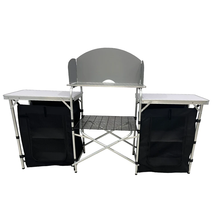 야외 캠핑용 알루미늄 휴대용 접이식 조리대 테이블 - Camping Outdoor Cooking Table 리뷰 및 가격