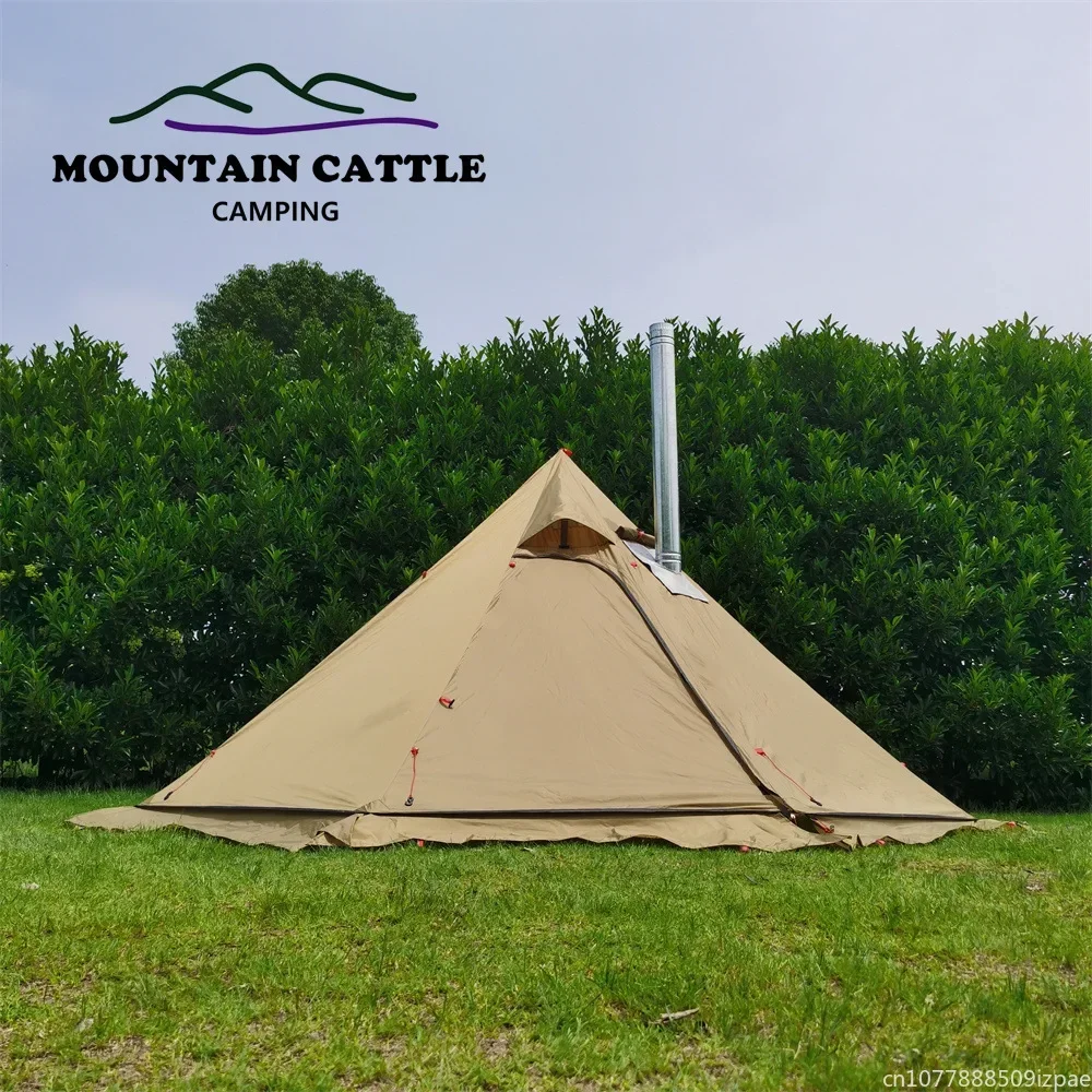 스노우 스커트가 있는 핫 피라미드 텐트, 초경량 야외  - Camping Cooking Snow 리뷰 및 가격
